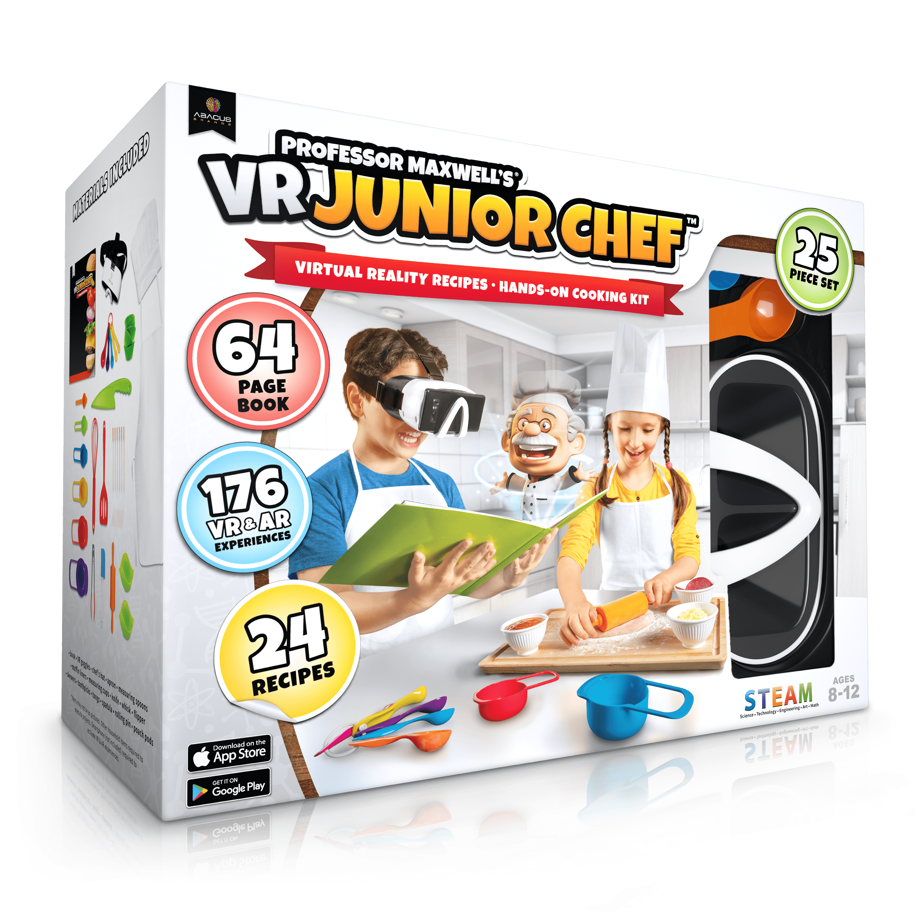 Kids Cooking and Baking Supplies Gift Set with Storage Container, Complete  junio