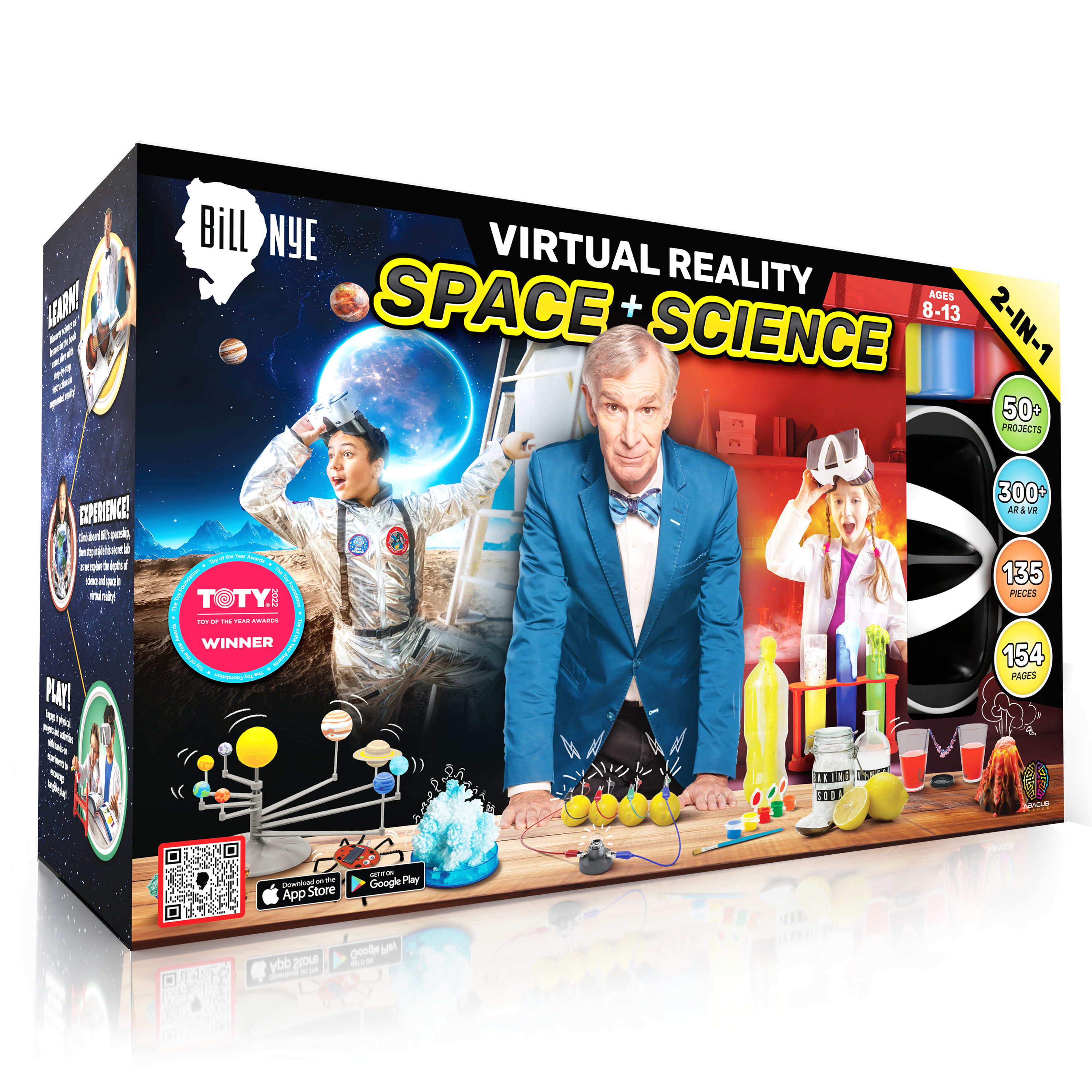 Bill Nye's Virtual Reality 2 in 1 Bundle Pack - VR Space Lab & Science Kit