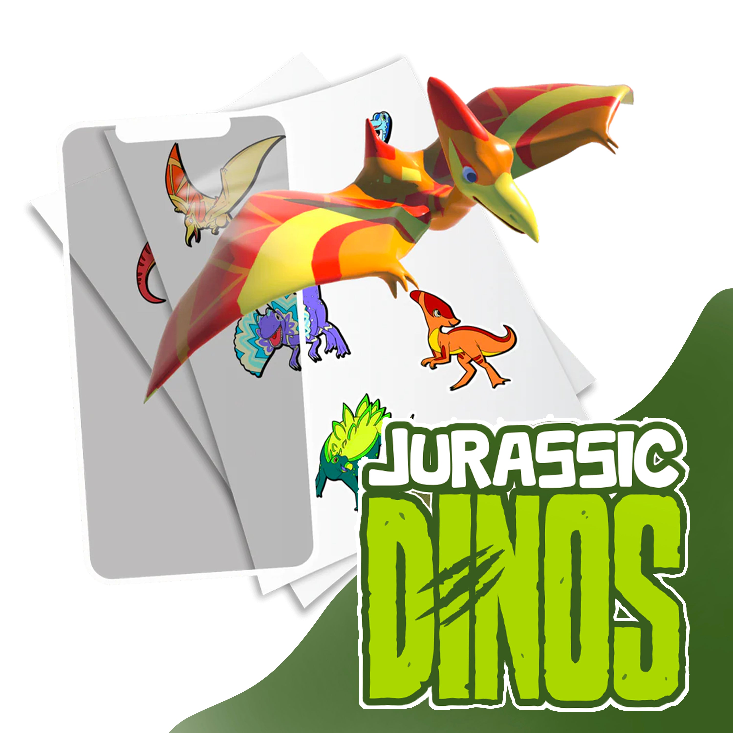 HoloToyz - Jurassic Dinos AR Stickers