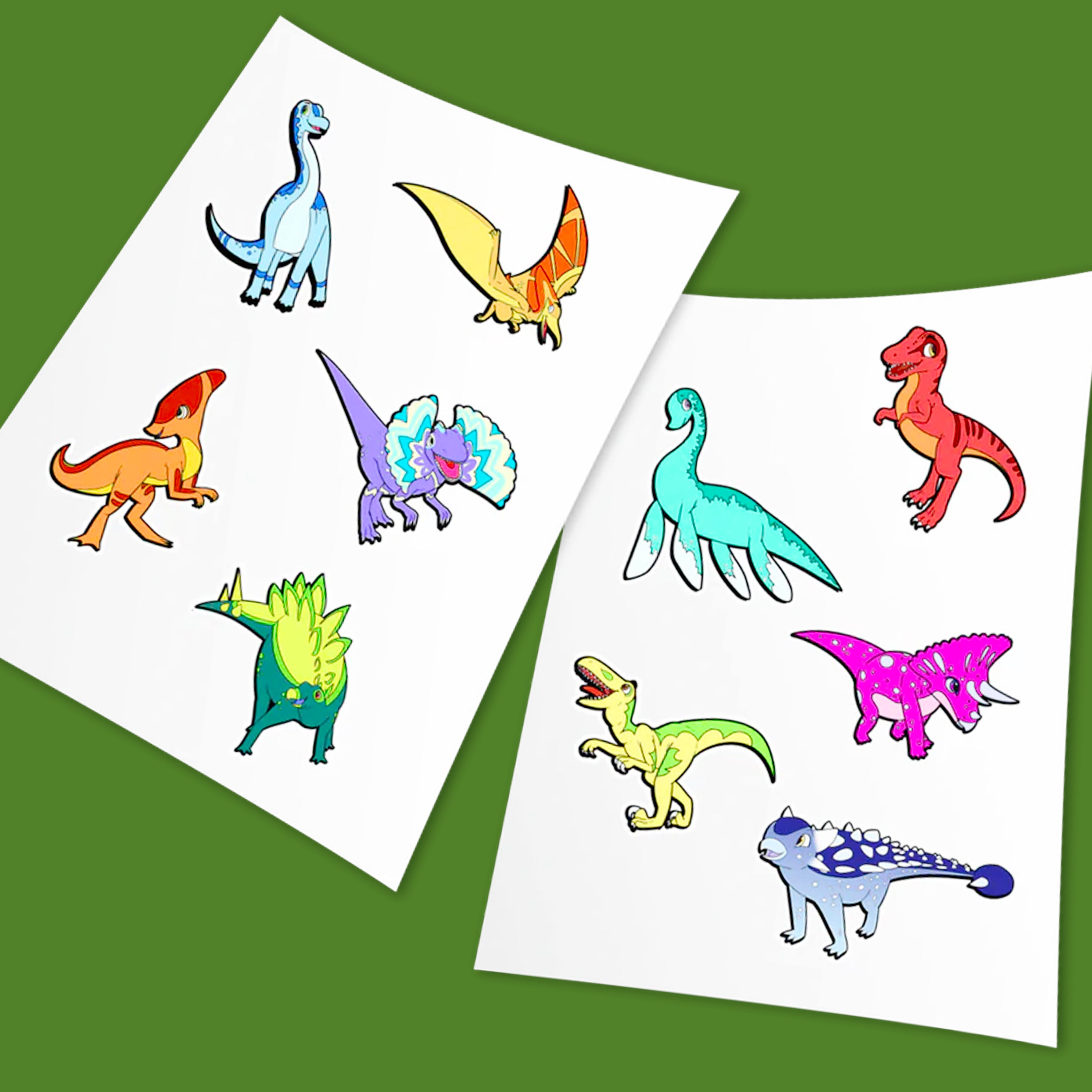 HoloToyz - Jurassic Dinos AR Stickers