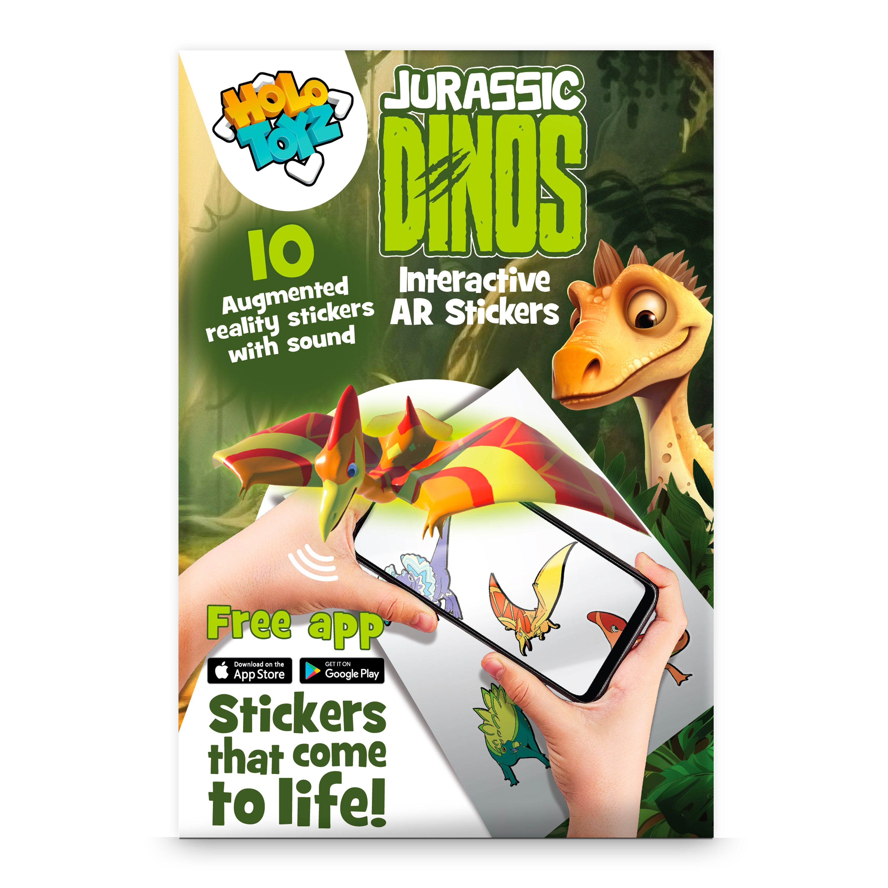 HoloToyz - Jurassic Dinos AR Stickers