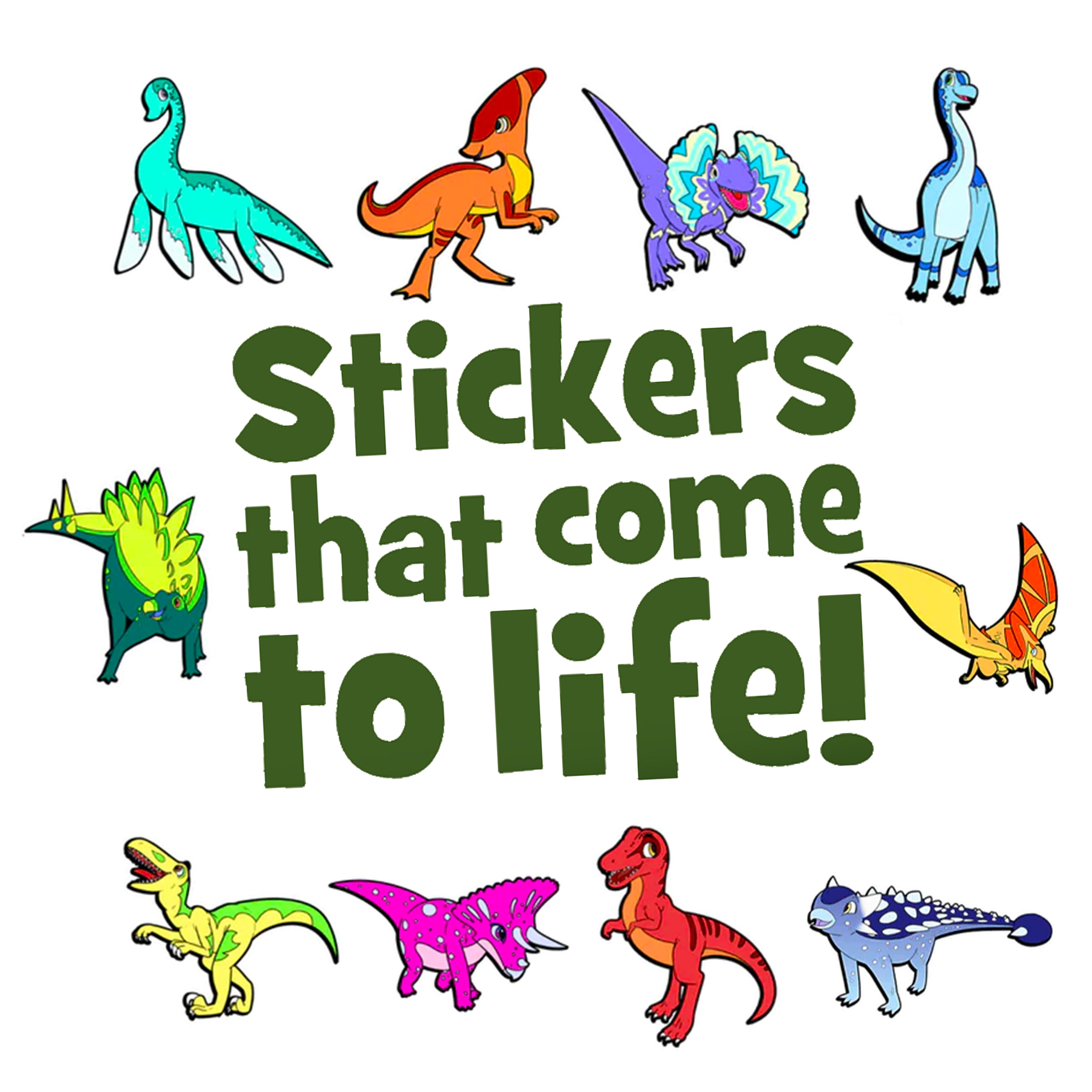 HoloToyz - Jurassic Dinos AR Stickers