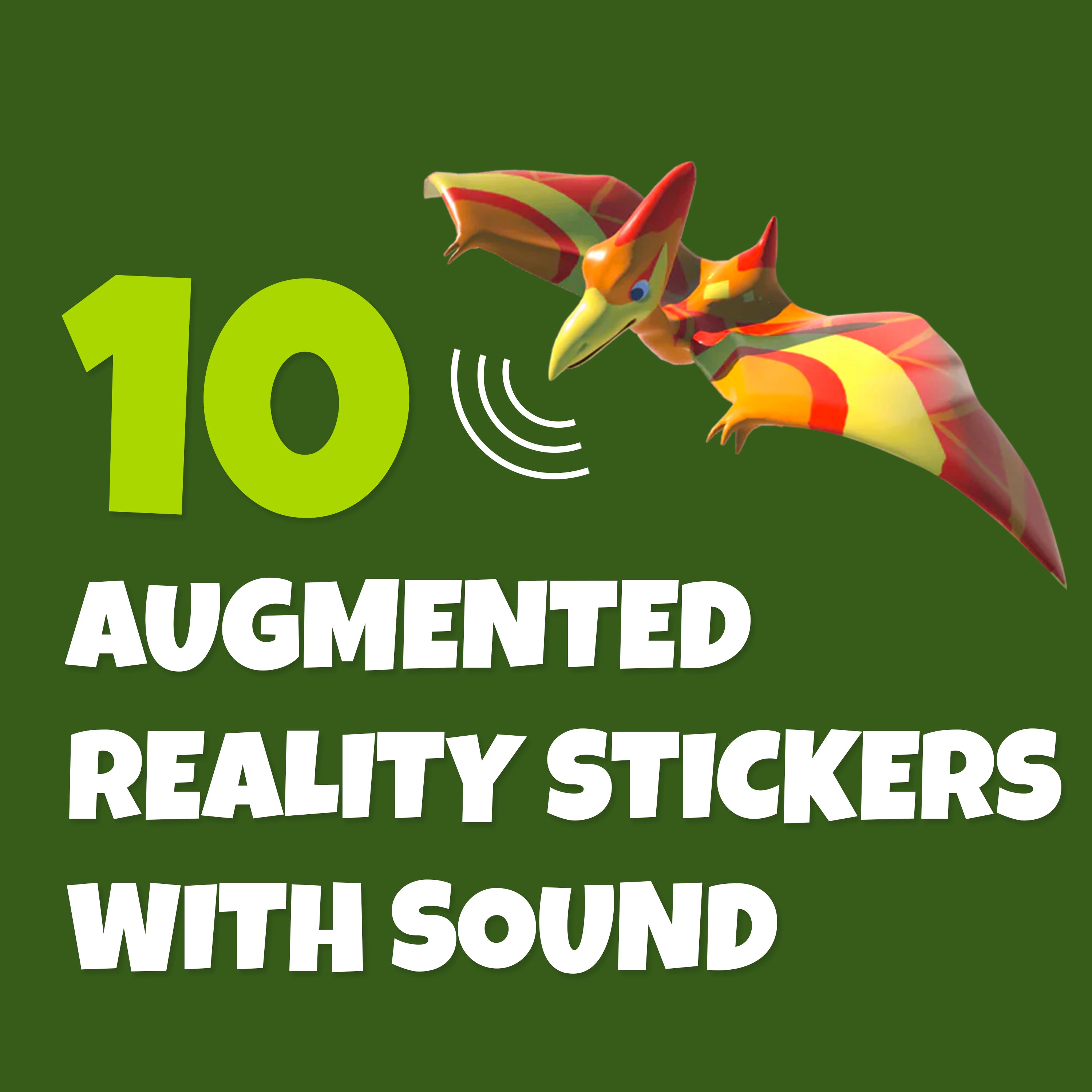 HoloToyz - Jurassic Dinos AR Stickers