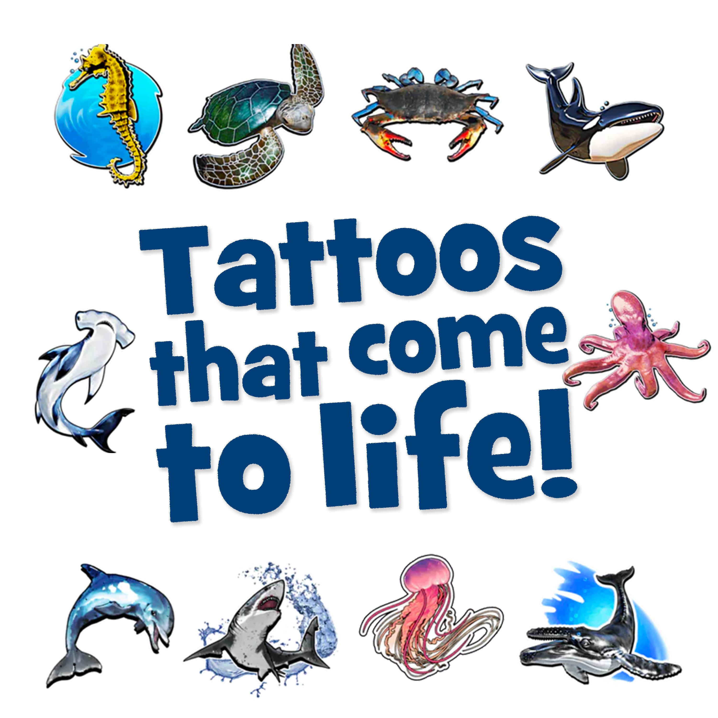 HoloToyz - Sea Creatures AR Tattoos