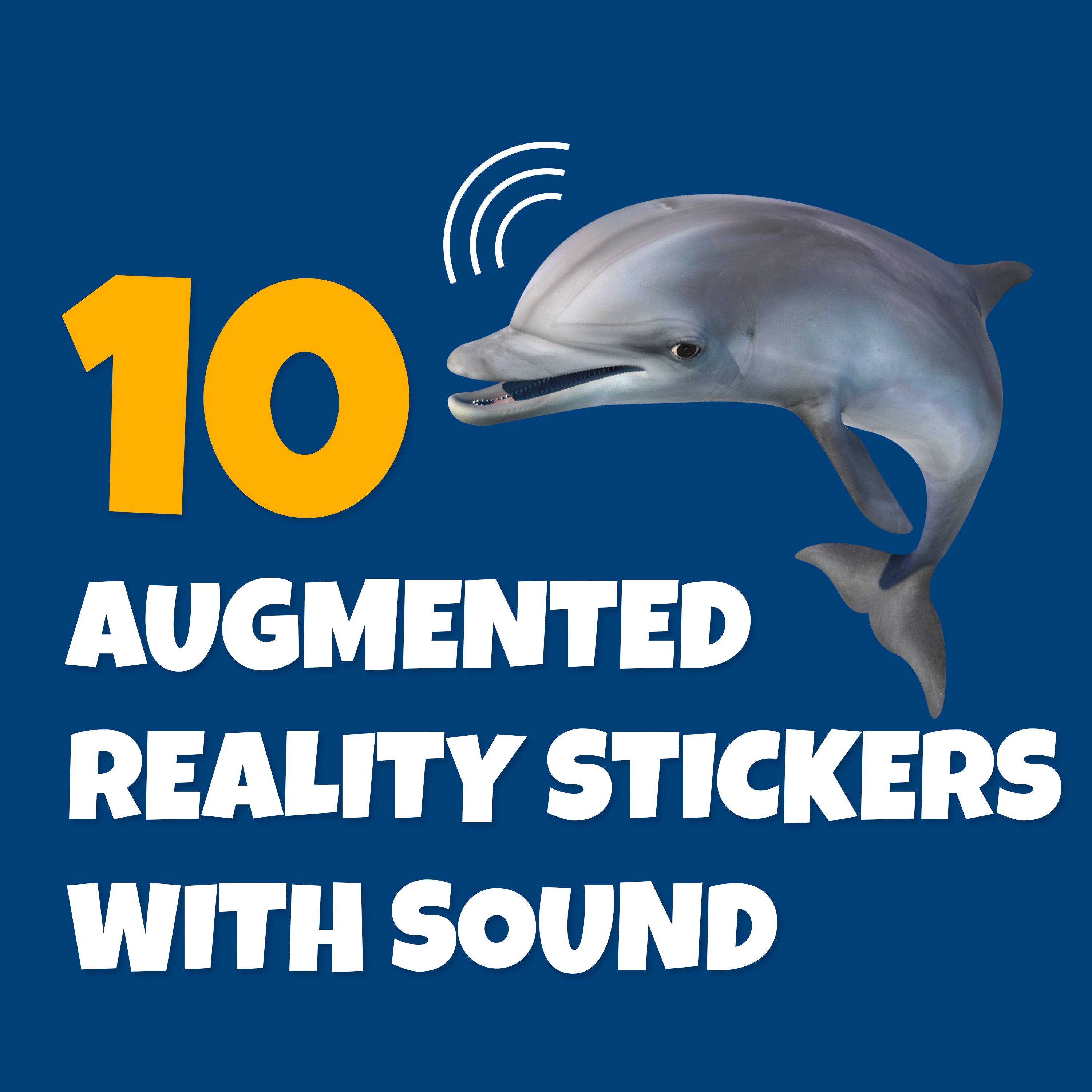 HoloToyz - Sea Creatures AR Stickers