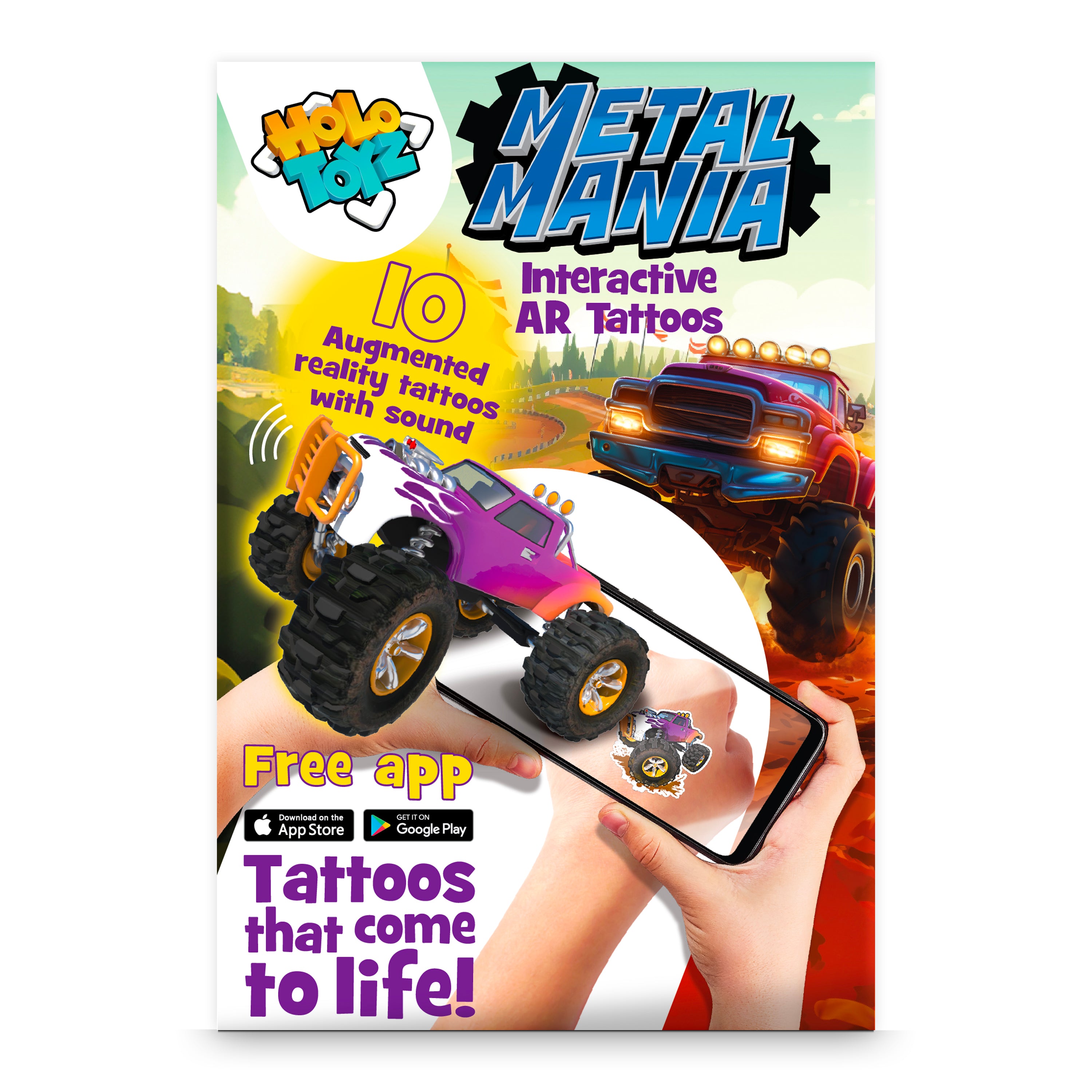 HoloToyz - Metal Mania AR Tattoos