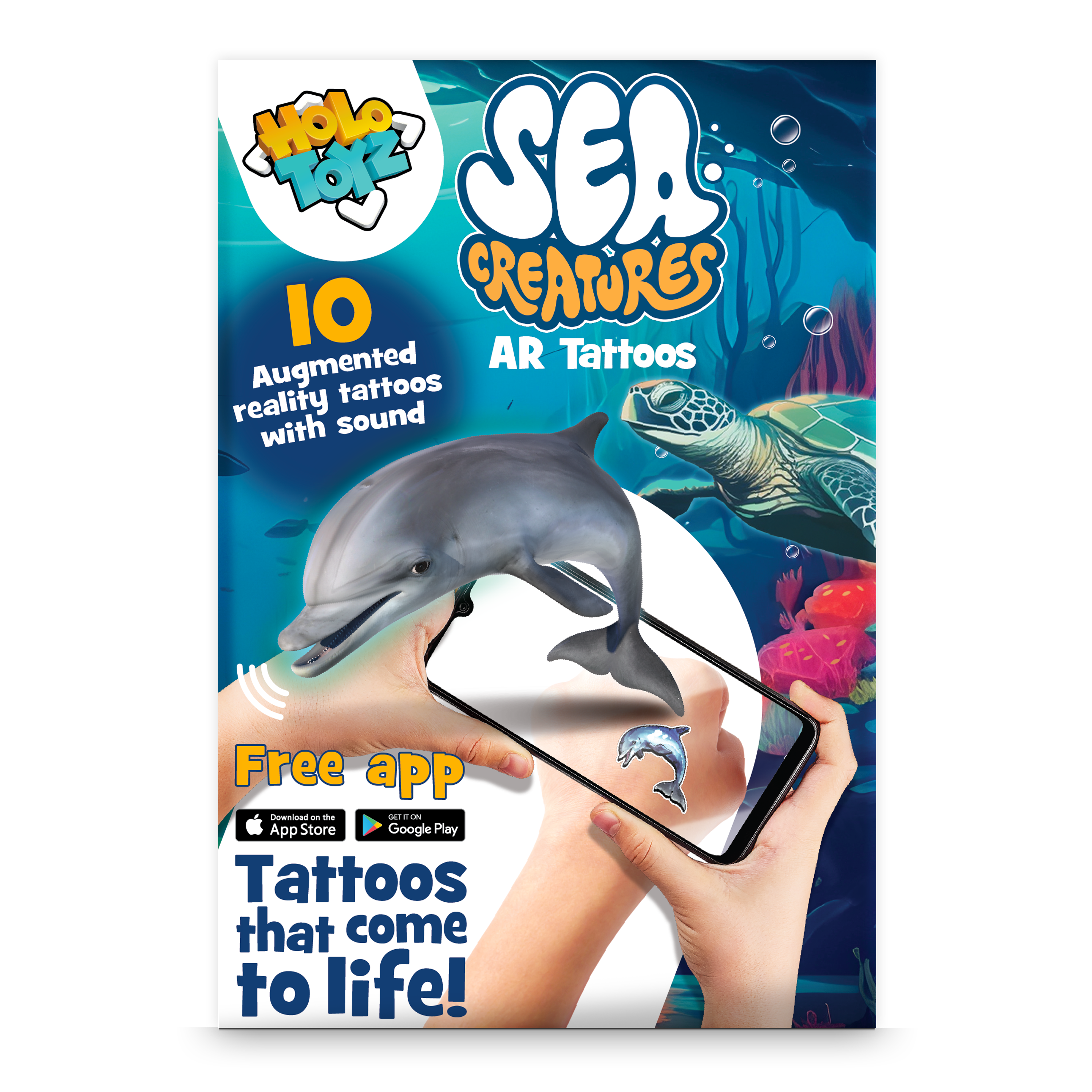 HoloToyz - Sea Creatures AR Tattoos