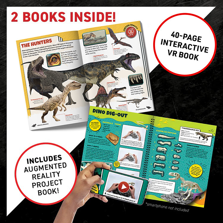 Professor Maxwell's Virtual Reality Dinosaur Activity Kit - VR Dinosaurs