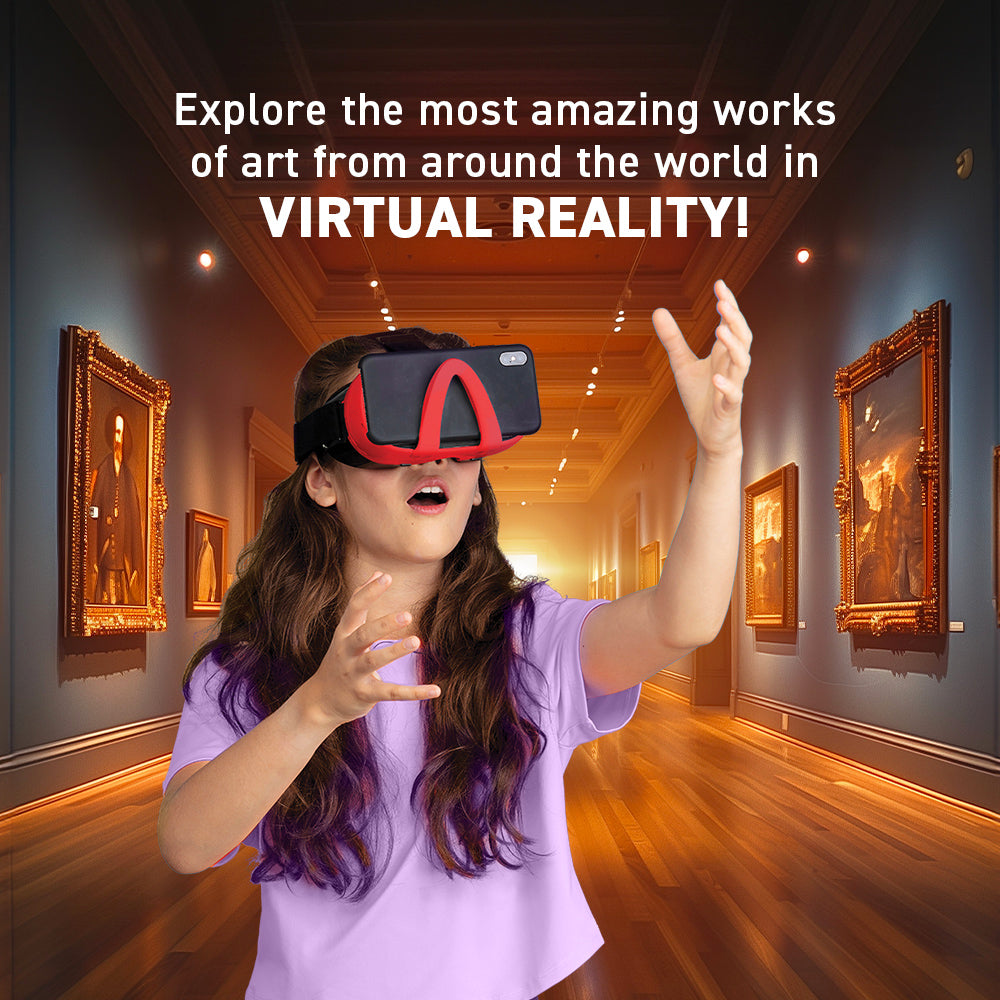 Virtual Reality Discovery Gift Set w/ DK Book - World Art!
